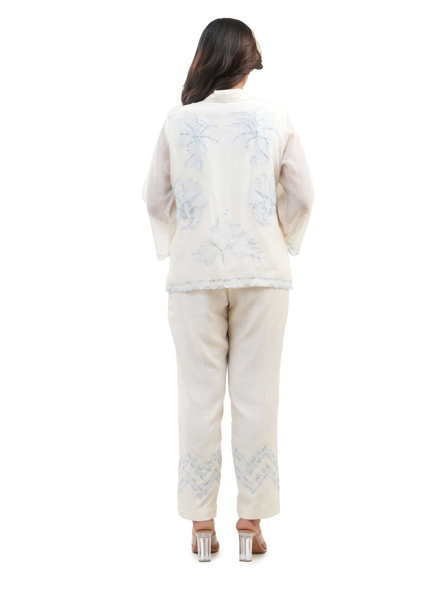 BLUE SHADOW WORK TWIN SET