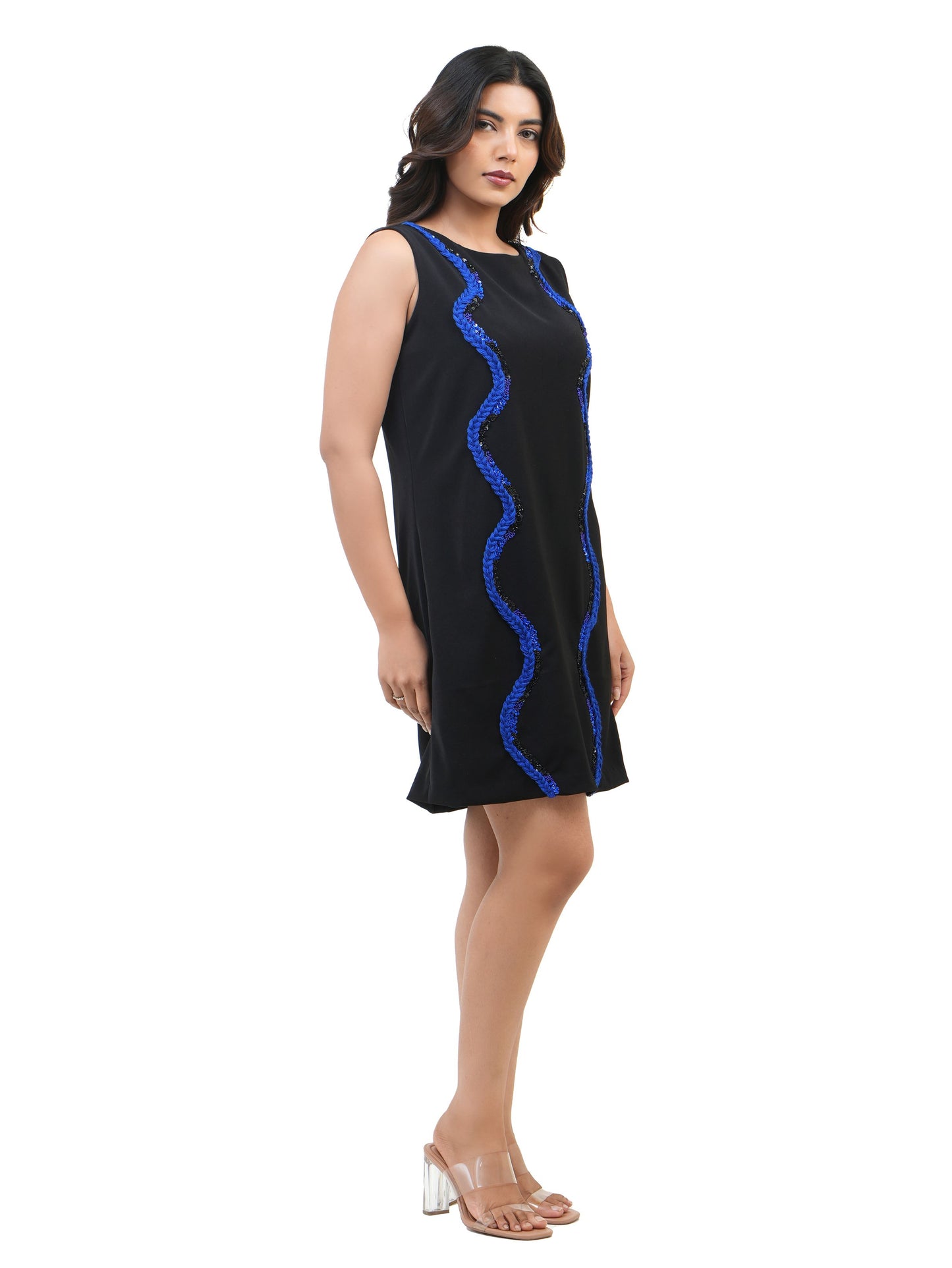 BLACK MYSTIC THREAD DRESS