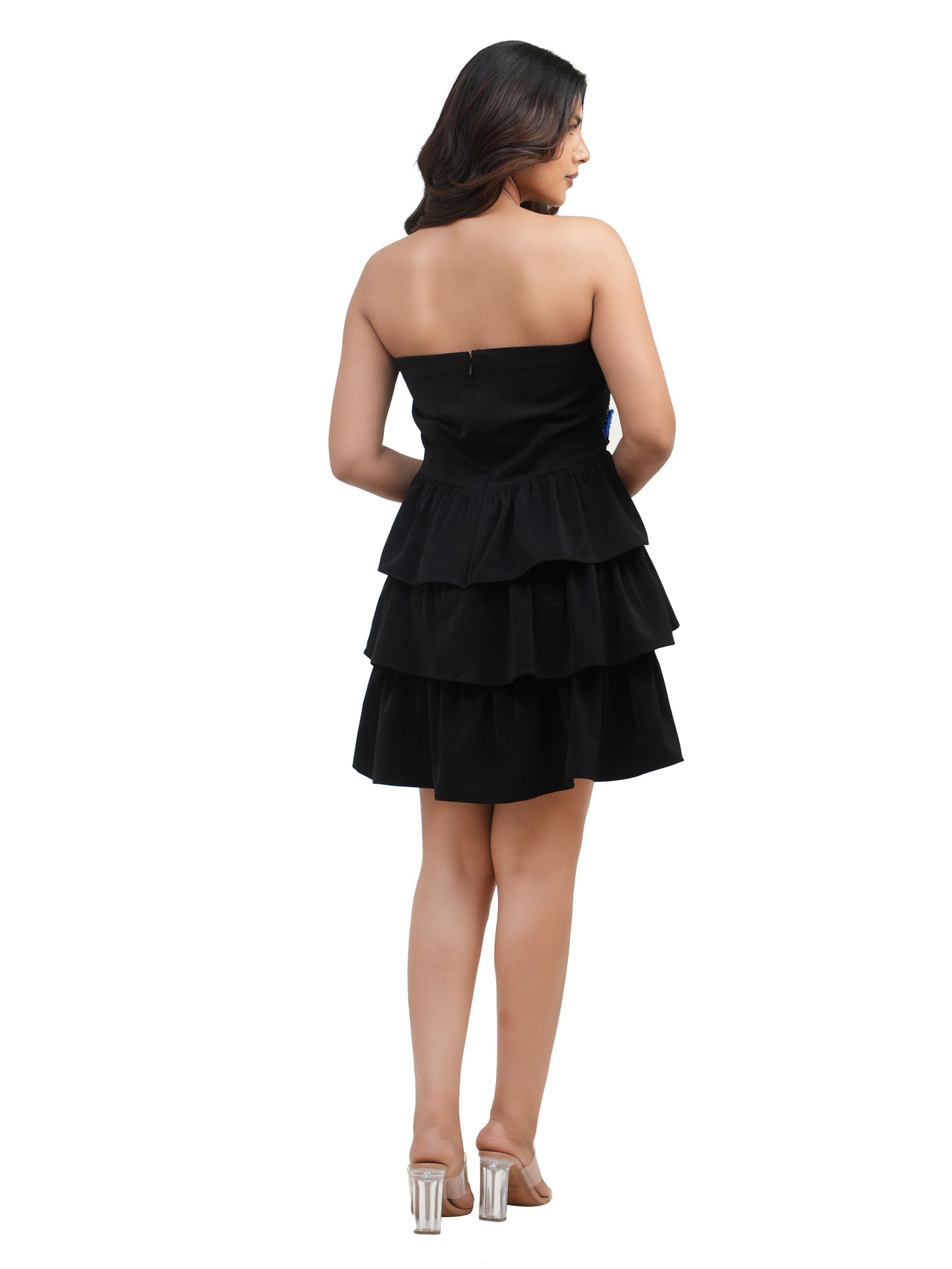 BLACK MIDNIGHT ROYALE DRESS