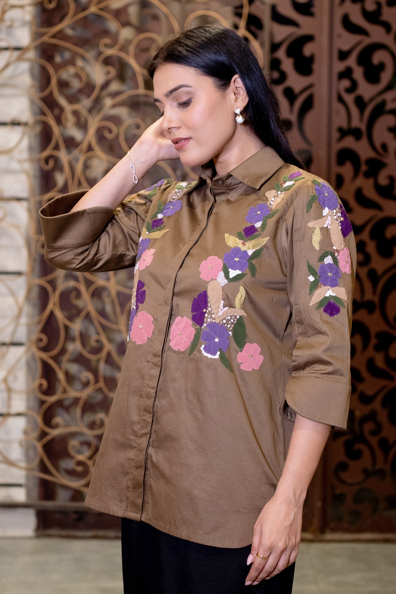 Petal poetry shirt