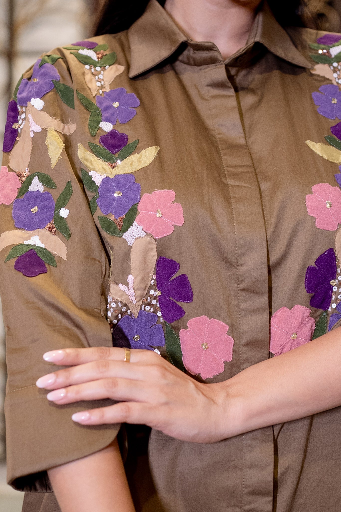 Petal poetry shirt