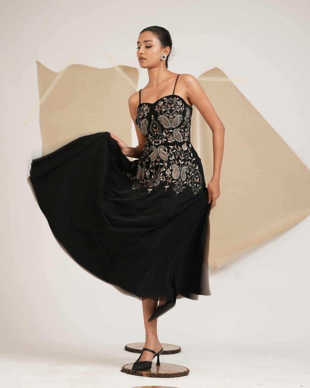 Baroque Bustier Dress