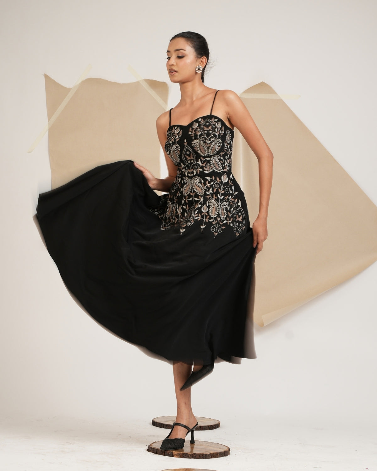 Baroque Bustier Dress