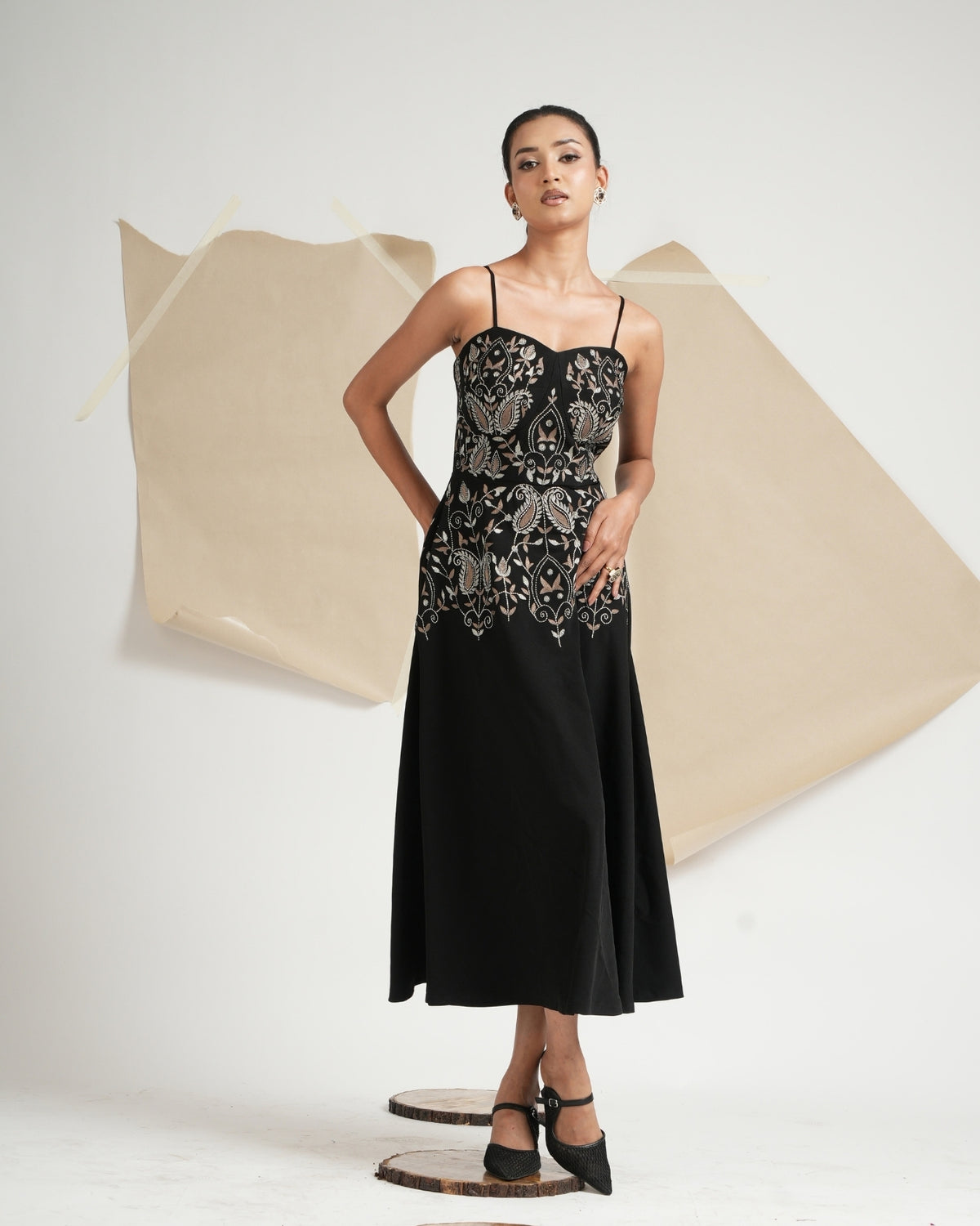 Baroque Bustier Dress