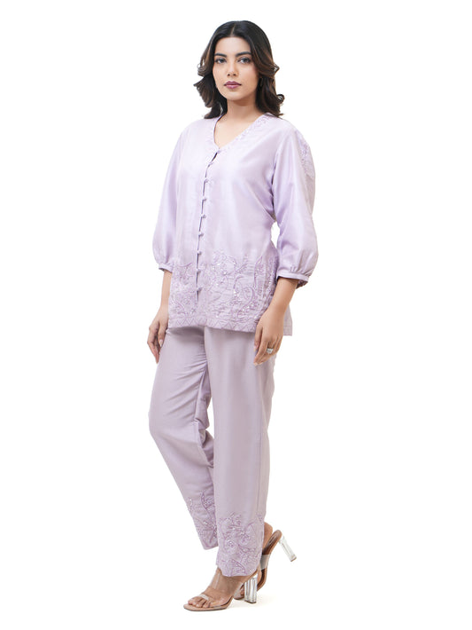 LAVENDER SOZNI TWIN SET