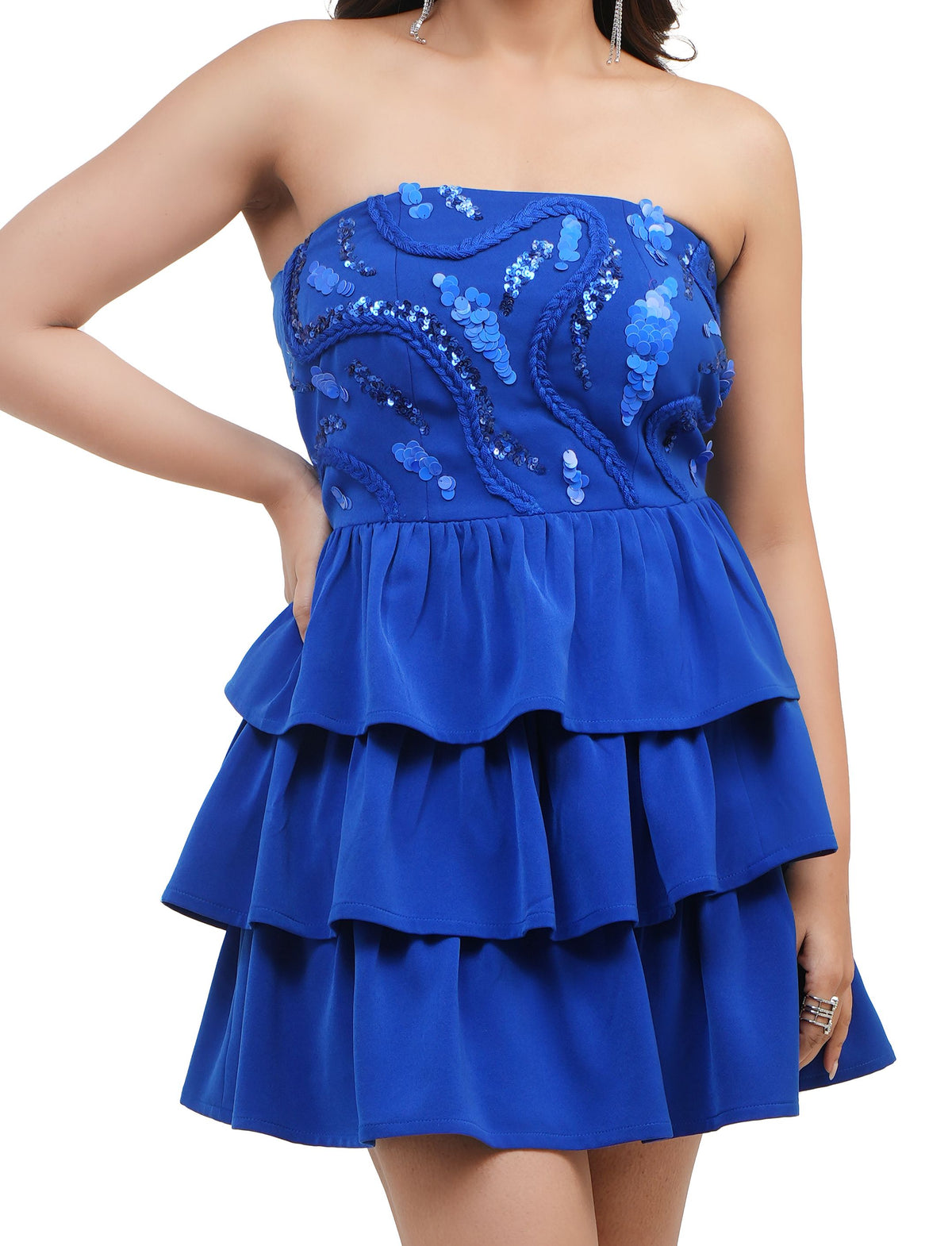 BLUE MIDNIGHT ROYALE DRESS