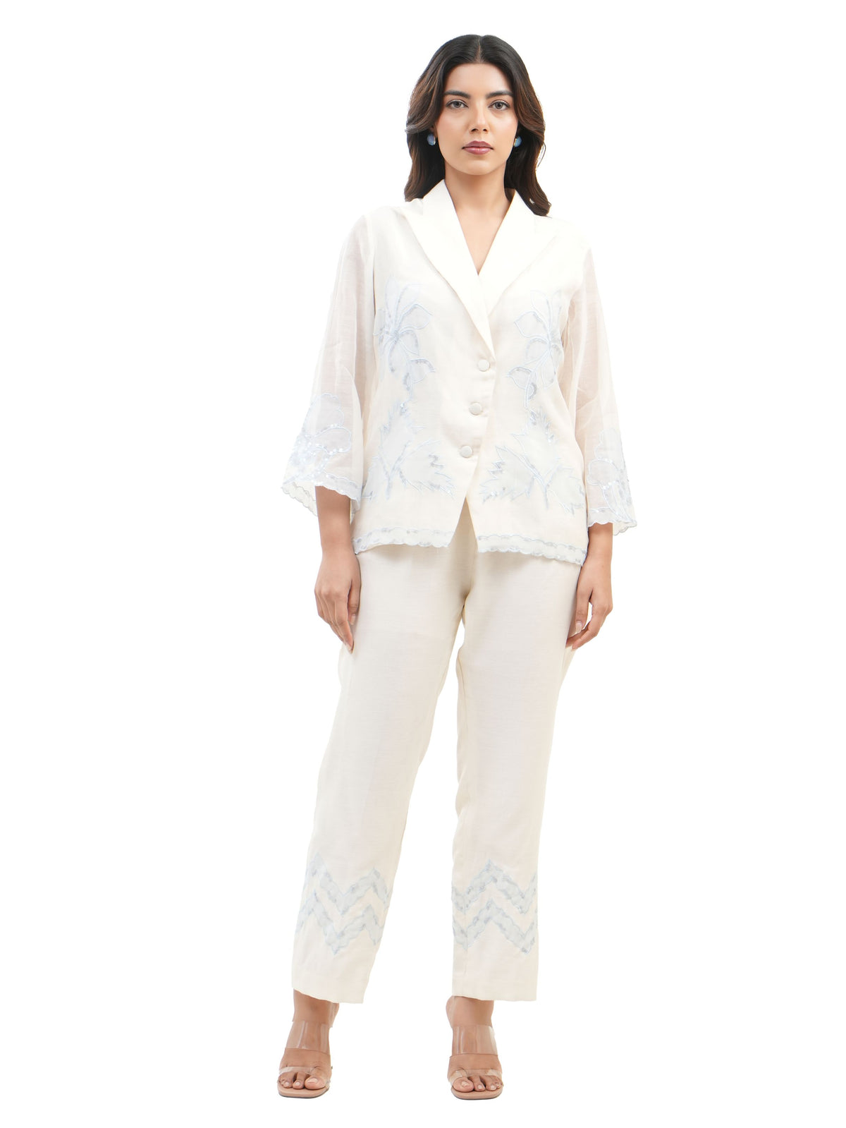 BLUE SHADOW WORK TWIN SET