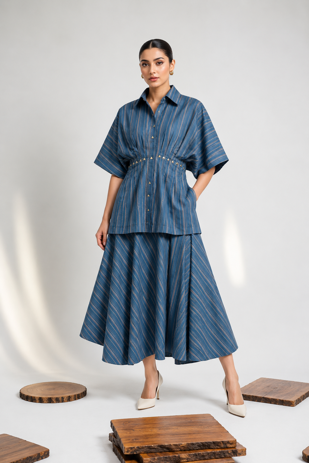 Ivy set - Slate blue