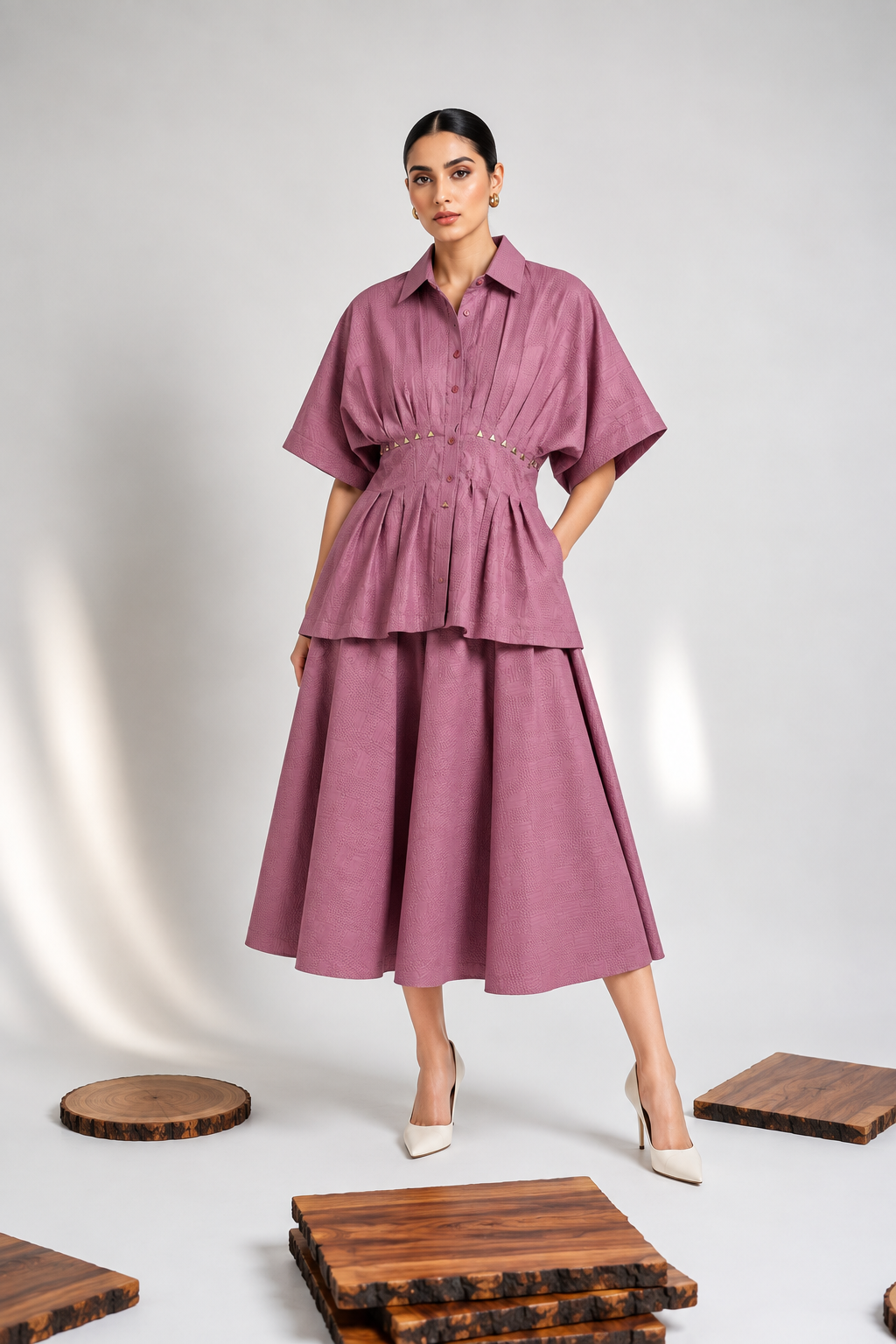 Ivy set - Muted rose