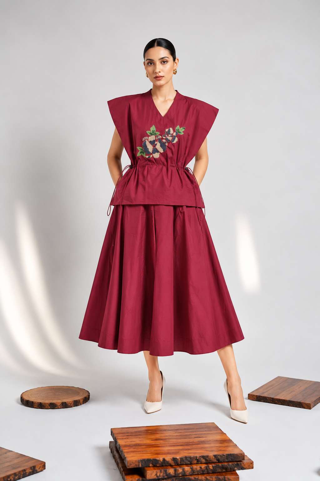 Miss rose - Maroon