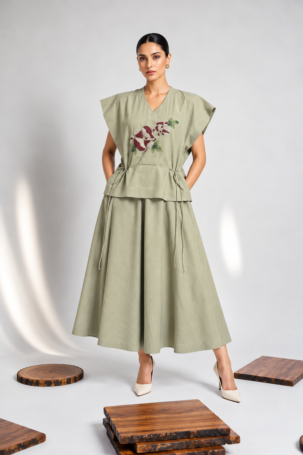 Miss rose - Sage green