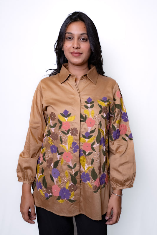 Petal poetry shirt