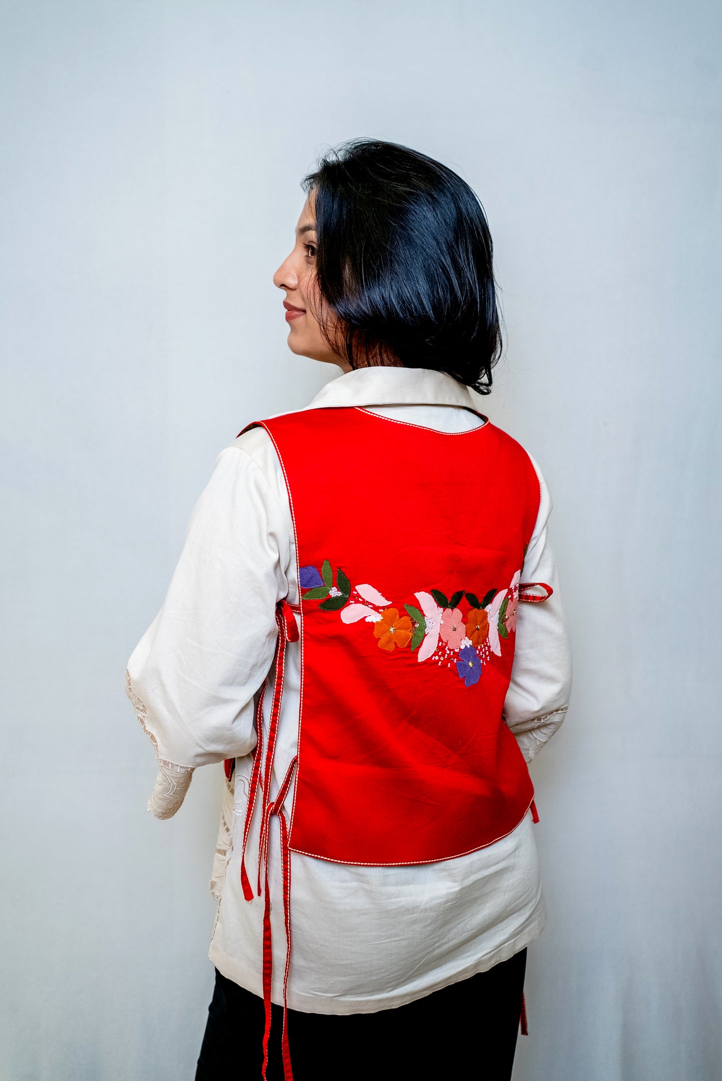 Petal poetry half jacket