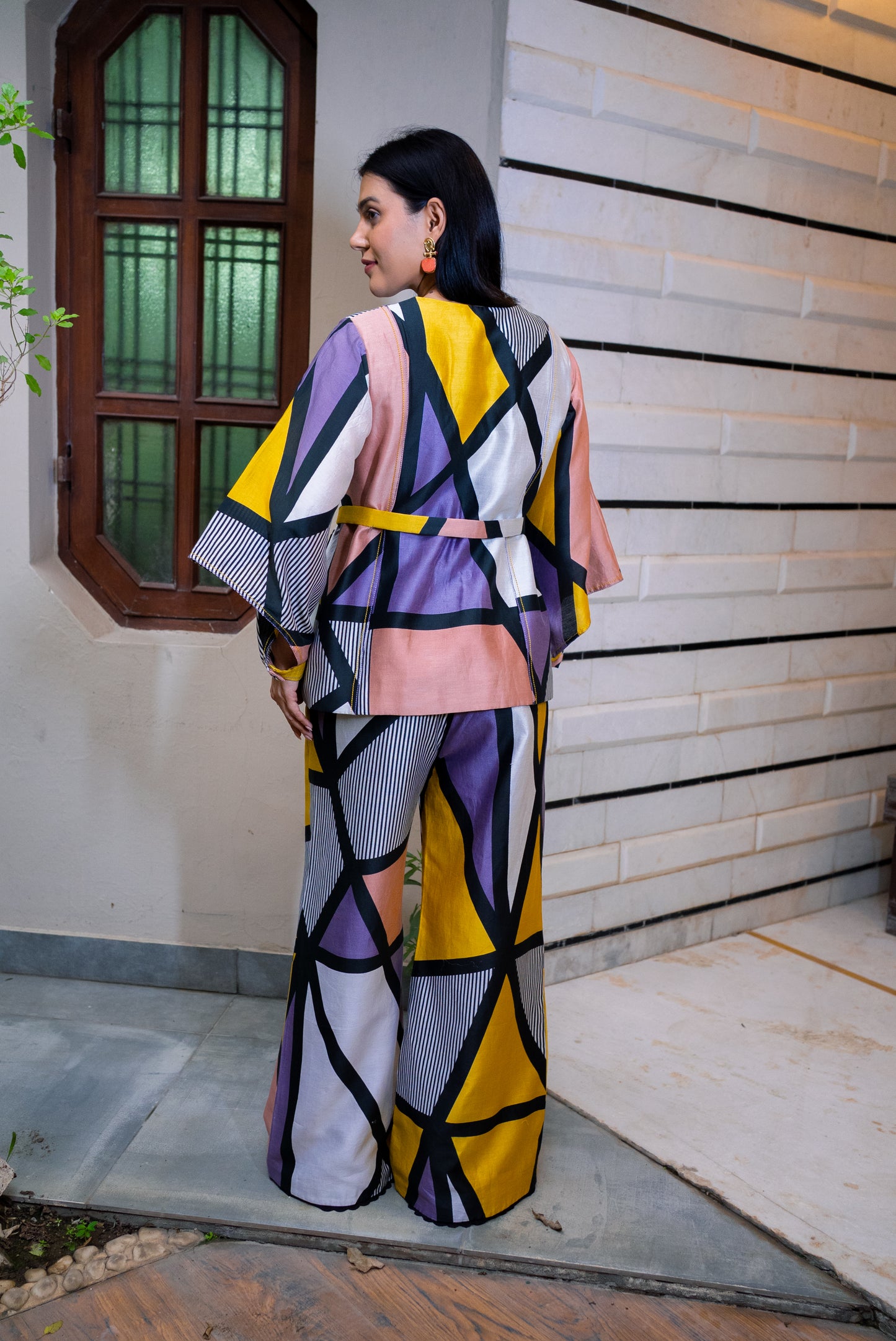 Abstract aura twin set
