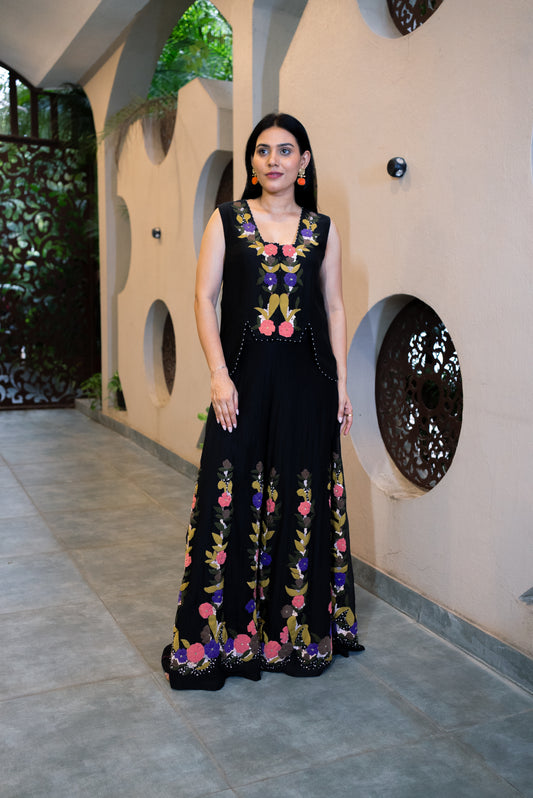 Petal poetry sharara set