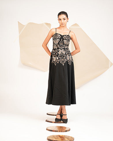 Baroque Bustier Dress