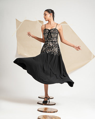 Baroque Bustier Dress