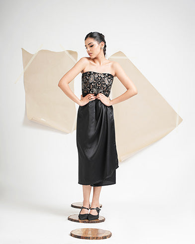 Baroque Tube Dress